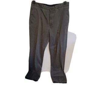 Tommy Hilfiger Pants 34x33 Mens Gray  Straight Leg Casual Cotton Pants